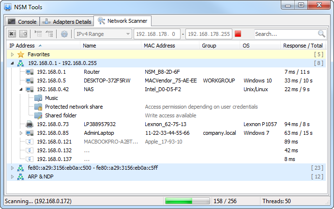 IP Network Scanner For Windows NetSetMan IP Network Scanner For Windows NetSetMan